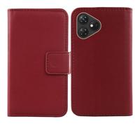 Anybird Rojo Genuino Carcasa Funda para Foxx Miro A1 5.99" Magnética Premium Caso Protección Cuero Billetera Antigolpes Cover Teléfono Leather Case Etui