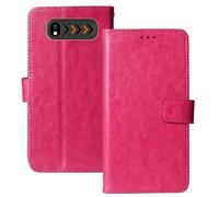 Anybird Rosa Funda Caso Carcasa Proteccion Cuero Flip Case Cover Soporte para Hammer H Boost 4G 2.4" Magnética Caso Cuero Billetera Cover Teléfono Case Etui