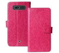 Anybird Rosa Funda Caso Carcasa Proteccion Cuero Flip Case Cover Soporte para Hammer H Forge LTE 2.4" Magnética Caso Cuero Billetera Cover Teléfono Case Etui