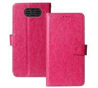 Anybird Rosa Funda Caso Carcasa Proteccion Cuero Flip Case Cover Soporte para Maxcom Comfort MM428BB 1.8" Magnética Caso Cuero Billetera Cover Teléfono Case Etui