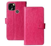 Anybird Rosa Funda Caso Carcasa Proteccion Cuero Flip Case Cover Soporte para Maxcom Smart MS651 6.51" Magnética Caso Cuero Billetera Cover Teléfono Case Etui