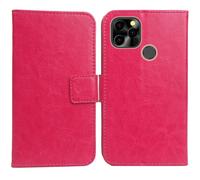 Anybird Rosa Funda Caso Carcasa Proteccion Cuero Flip Case Cover Soporte para Maxcom Smart MS651 6.51" Magnética Caso Cuero Billetera Cover Teléfono Case Etui