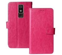 Anybird Rosa Funda Caso Carcasa Proteccion Cuero Flip Case Cover Soporte para MyPhone Bueno LTE 2.8" Magnética Caso Cuero Billetera Cover Teléfono Case Etui