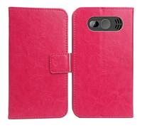 Anybird Rosa Funda Caso Carcasa Proteccion Cuero Flip Case Cover Soporte para SPC Fortune 2 MAX 2.4" Magnética Caso Cuero Billetera Cover Teléfono Case Etui