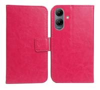 Anybird Rosa Funda Caso Carcasa Proteccion Cuero Flip Case Cover Soporte para Symphony MAX 30 6.56" Magnética Caso Cuero Billetera Cover Teléfono Case Etui