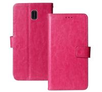 Anybird Rosa Funda Caso Carcasa Proteccion Cuero Flip Case Cover Soporte para TTfone Comet TT100 1.77" Magnética Caso Cuero Billetera Cover Teléfono Case Etui
