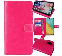 Anybird Rosa Funda Caso Carcasa Proteccion Cuero Flip Case Cover TPU Silicona Soporte para ZTE Blade A35E Magnética Caso Cuero Billetera