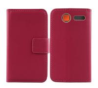Anybird Rose Genuino Carcasa Funda para Maxcom Comfort MM426 SE 1.77" Magnética Premium Caso Protección Cuero Billetera Antigolpes Cover Teléfono Leather Case Etui
