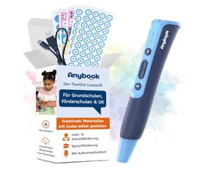 Anybook Pro M701 - Lápiz de Audio y lápiz de Lectura con función de grabación y reproducción, Flexible para promoción de Voz y Lectura en la Escuela Primaria, Escuela de financiación y hogar, Incluye