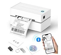 Anycash Bluetooth Thermal Shipping Label Printer, Wireless 4x6 Shipping Label Sticker Printer for Small Business and Office, Compatible with Android&iOS Windows, Used for Amazon, Shopify, Etsy USPS