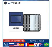 ANYCUBIC 6,6 pulgadas 1/2/5 Uds juego de películas FEP para Photon Mono 2 película de liberación integrada para impresora de resina LCD 3D piezas de impresoras 3D 5pcs