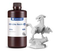 ANYCUBIC ABS-Like Resin 3.0, Resina para Impresora 3D con Excelente Dureza y Tenacidad, Alta Precisión, Bajo Olor 405 nm Resina Curable para Impresoras 3D de Resina, Blanco, 1000g