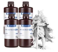 ANYCUBIC ABS-Like Resin Pro 2 para impresora 3D LCD, alta precisión y bajo olor, resina fotopolímero UV 405nm compatible con LCD/DLP (blanco, 4 kg)