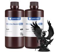 Anycubic ABS-Like Resin Pro 2, Resina para Impresora 3D con lmproved Tenacidad, Más Resistente a la Flexión, Alta Fluidez y Alta Tasa de Éxito, Compatibilidad con LCD y DLP Impresoras 3D, 2kg Negro