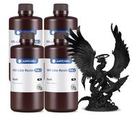 Anycubic ABS-Like Resin Pro 2, Resina para Impresora 3D con lmproved Tenacidad, Más Resistente a la Flexión, Alta Fluidez y Alta Tasa de Éxito, Compatibilidad con LCD y DLP Impresoras 3D, 4kg Negro