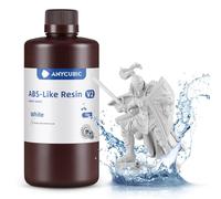 ANYCUBIC ABS-Like Resin V2, Resina Lavable en Agua de Impresora 3D, Alta Dureza y Durabilidad, Alta Precisión y Fácil de Post-Procesar, Ideal para Todas Las Impresoras 3D de Resina LCD (Blanco, 1kg)