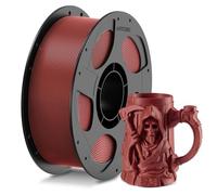 ANYCUBIC Filament PETG-CF de 1,75 mm 1 kg, Color Marrón Sirope | Acabado Satinado, Efecto Carbono Disimula, Líneas de Capa; Resistente al Agua y a la Intemperie, Apto para Uso en Exteriores