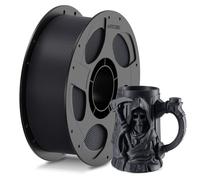 ANYCUBIC Filament PETG-CF de 1,75 mm; Su Acabado Satinado con Efecto Carbono Disimula las Líneas de Capa; Resistente al Agua y a la Intemperie, Apto para Uso en Exteriores; 1 kg, Color Gris Titanio