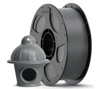 ANYCUBIC Filamento PETG 1,75 mm, Textura Gris, Alta Resistencia al Impacto, Robusto y Duradero, Filamento PETG para Impresoras 3D, Compatible con la Mayoría de Impresoras 3D FDM, Carrete de 1kg
