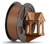 ANYCUBIC Filamento PETG de 1,75 mm para Impresoras 3D 1KG Marrón Cacahuete | Robusto y Duradero,Baja Deformación y Excelente Adhesión de Capas,Compatible Impresora 3D FDM