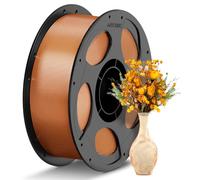 ANYCUBIC Filamento PETG de 1,75 mm para Impresoras 3D 1KG | Robusto y Duradero, Translúcido y Vibrante, Compatible con la Mayoría de Impresoras FDM, Marrón Translúcido