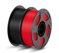 ANYCUBIC Filamento PLA de 1,75 mm, recambio PLA y kit de bobina, filamento PLA para impresora 3D, embalaje al vacío, identificación inteligente, 2 kg, negro y rojo
