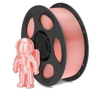 ANYCUBIC Filamento PLA Seda, 3D Filamento Seda 1,75mm, Filamento Impresora 3D Brillo Controlable, Texturas Seda, Color Precioso, 1KG, Rosa