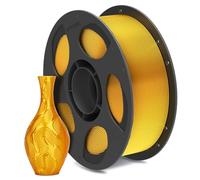 ANYCUBIC Filamento PLA Seda, 3D Filamento Seda 1,75mm, Filamento Impresora 3D Brillo Controlable, Texturas Seda, Color Precioso, 1KG, Oro
