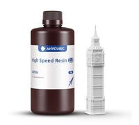 ANYCUBIC High Speed 2.0 Resina para Impresora 3D,Muy Líquida,Blanco 1000g | Resina 3D Altamente Activa, Baja Viscosidad, 170 mm/h de Impresión a Ultra Alta Velocidad con Anycubic Photon Mono M7 Pro