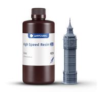 ANYCUBIC High Speed 2.0 Resina para Impresora 3D,Muy Líquida,Gris 1000g | Resina 3D Altamente Activa, Baja Viscosidad, 170 mm/h de Impresión a Ultra Alta Velocidad con Anycubic Photon Mono M7 Pro