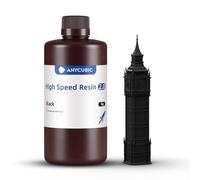 ANYCUBIC High Speed 2.0 Resina para Impresora 3D,Muy Líquida,Negro 1000g | Resina 3D Altamente Activa, Baja Viscosidad, 170 mm/h de Impresión a Ultra Alta Velocidad con Anycubic Photon Mono M7 Pro