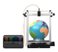 Anycubic Kobra 3 MAX Combo Impresora 3D, Inteligente Multicolor Impresión, 600 mm/s Alta Velocidad, Auto Nivelación Imprimir, Tamaño de impresión: 420 x 420 x 500 mm