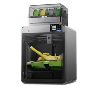 Anycubic Kobra S1 MAX Combo Impresora 3D de Gran Formato, Estructura CoreXY Totalmente Cerrada, Impresión con un Máximo de 16 Colores, Tamaño de Impresión 350 x 350 x 350 mm