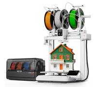 ANYCUBIC Kobra X Combo Impresora 3D, Impresión Multicolor, Secado e Impresión al Mismo Tiempo, Alta Velocidad 600 mm/s, Tamaño de Impresión 260 x 260 x 260mm,Funciona con los Principales Filamentos