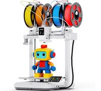 Anycubic Kobra X Impresora 3D Multicolor, Impresión con Multifilamentos Blandos y Duros, Autonivelación Mejorada, Impresión en 4 Colores (hasta 19 Colores), Tamaño de Impresión: 260 x 260 x 260 mm