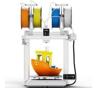 Anycubic Kobra X Impresora 3D: Su Extrusora Multicolor Altamente Integrada Ahorra Tiempo de Impresión; Imprime con Filamentos Blandos y Duros; Velocidad de hasta 600 mm/s, 260 x 260 x 260 mm