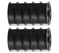 ANYCUBIC PLA Filamento 1,75, 10KG PLA Filamento para Impresora 3D con Carrete Desmontable, Precisión +/- 0,02 mm, Filamento de ldentificación Inteligente, Negro