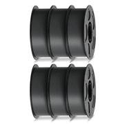 ANYCUBIC PLA Filamento 1,75, 6KG PLA Filamento para Impresora 3D con Carrete Desmontable, Precisión +/- 0,02 mm, Filamento de ldentificación Inteligente, Textura Gris