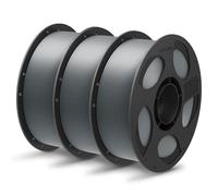 ANYCUBIC PLA + Filamento 1,75 mm, Mayor Resistencia, Filamento PLA Plus con Bobina Desmontable, Filamento para Impresora 3D, Dimensiones +/- 0,02 mm, Reconocimiento RFID, 3kg, Gris Texturado