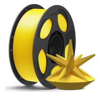 ANYCUBIC PLA + Filamento 1,75 mm, Mayor Resistencia, Filamento PLA Plus con Bobina Desmontable, Filamento para Impresora 3D, Dimensiones +/- 0,02 mm, Reconocimiento RFID, Bobina 1kg, Amarillo Vibrante