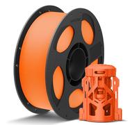 ANYCUBIC PLA + Filamento 1,75 mm, Mayor Resistencia, Filamento PLA Plus con Bobina Desmontable, Filamento para Impresora 3D, Dimensiones +/- 0,02 mm, Reconocimiento RFID, Bobina 1kg, Naranja Vibrante