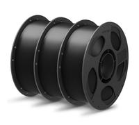 ANYCUBIC PLA + Filamento 1,75 mm, Mayor Resistencia, Filamento PLA Plus con Bobina Desmontable, Filamento para Impresora 3D, Dimensiones +/- 0,02 mm, Reconocimiento RFID, Bobina 3kg, Negro Perla