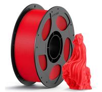 ANYCUBIC PLA Filamento, 1,75 PLA Rojo, 1KG PLA Filamento para Impresora 3D con Carrete Desmontable, Precisión +/- 0,02 mm, Filamento Inteligente para Impresión 3D