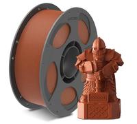 ANYCUBIC PLA Filamento Mármol 1,75 mm, Líneas de capa Mínimas, Filamento para Impresoras 3D para la Mayoría de Impresoras 3D, Identificación Inteligente, Similar al Mármol, 1 kg Rojo Ladrillo