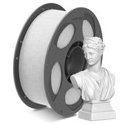 ANYCUBIC PLA Filamento Mármol 1,75 mm, Líneas de capa Mínimas, Filamento para Impresoras 3D para la Mayoría de Impresoras 3D, Identificación Inteligente, Similar al Mármol, 1kg Blanco mármol