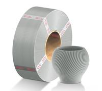 ANYCUBIC Recambio de Filamento PETG 1,75mm, Filamento para Impresora 3D, para Bobinas Reutilizables, Precisión Dimensional +/- 0,02mm, Compatible con la mayoría de las Bobinas Reutilizables,1KG,Gris