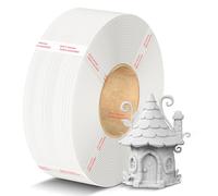 ANYCUBIC Recambio de Filamento PLA 1,75mm, Filamento para Impresora 3D, para Bobinas Reutilizables, Precisión Dimensional +/- 0,02mm, Compatible con la mayoría de las Bobinas Reutilizables,1KG, Blanco