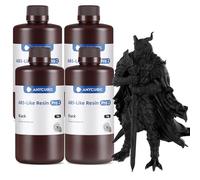 ANYCUBIC Resina ABS-Like Pro 2,Resina para Impresora 3D con Mayor Resistencia y Dureza, Alta Precisión y Mínima Contracción, Amplia Compatibilidad para Todas las Impresoras 3D de Resina (Negro, 4000g)