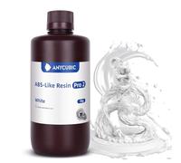 ANYCUBIC Resina ABS-Like Pro 2, Resina para Impresora 3D con Mayor Resistencia y Dureza,Alta Precisión y Mínima Contracción, Amplia Compatibilidad para Todas las Impresoras 3D de Resina (Blanco,1000g)