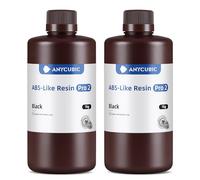 ANYCUBIC Resina ABS-Like Pro 2, Resina para Impresora 3D con Mayor Resistencia y Dureza, Alta Precisión y Mínima Contracción, Amplia Compatibilidad para LCD/DLP/SLA Impresoras 3D (Negro 2000g)